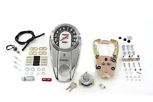 HARLEY クローム 2 ライト ダッシュ パネル キット 1:1 比率のスピードメーター付き 1984 ～ 1995 年に適合 HARLEY Chrome Two Light Dash Panel Kit with 1:1 Ratio Speedometer fits 1984-1995 【並行輸入品】｜カスタムパーツ WORLD倉庫