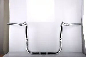 ハーレークローム 1 1/2インチ クルックス ツーリングハンドルバー 14インチ インデント2個付き HARLEY CHROME 1 1/2\