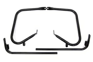 HARLEY ブラック リア エンジン バー セット 1997-2008 FLHT、1997-2008 FLTR、1997-200 に適合 HARLEY Black Rear Engine Bar Set fits 1997-2008 FLHT, 1997-2008 FLTR, 1997-200 【並行輸入品】|カスタムパーツ WORLD倉庫