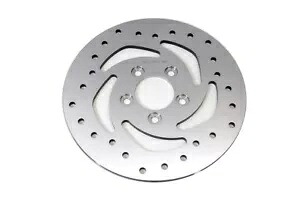 HARLEY 10-1/2 インチ ドリルド リア ブレーキ ディスク 2008-2016 XL に適合 HARLEY 10-1/2 inch Drilled Rear Brake Disc fits 2008-2016 XL, 【並行輸入品】