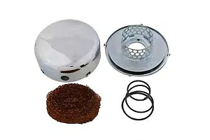HARLEY クローム J スロット エアクリーナーは 1941 ～ 1948 UL、1941 ～ 1952 WL に適合します。 HARLEY Chrome J-Slot Air Cleaner fits 1941-1948 UL, 1941-1952 WL, 【並行輸入品】
