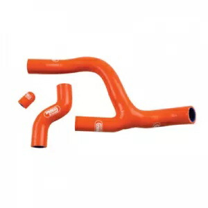 SamcoSport ラジエーター ホース キット サーモスタット バイパス付き オレンジ KTM-43 SamcoSport Radiator Hose Kit with Thermostat Bypass Orange KTM-43 【並行輸入品】|カスタムパーツ WORLD倉庫