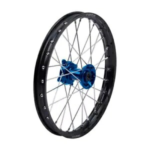 Tusk Impact コンプリート ホイール - フロント 17 x 1.40 ブラック リム/シルバー スポーク/ブルー ハブ Tusk Impact Complete Wheel - Front 17 x 1.40 Black Rim/Silver Spoke/Blue Hub 【並行輸入品】