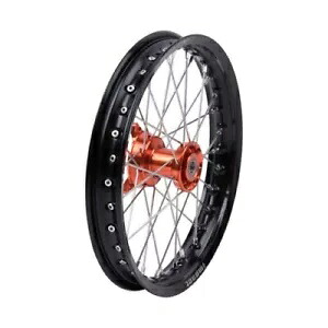 Tusk Impact コンプリート ホイール - フロント 14 x 1.60 ブラック リム/シルバー スポーク/オレンジ ハブ Tusk Impact Complete Wheel - Front 14 x 1.60 Black Rim/Silver Spoke/Orange Hub 【並行輸入品】 55,660円