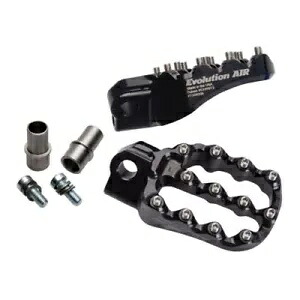 Fastway Evo Air オートバイ フットペグ キット ブラック 1609420001 Fastway Evo Air Motorcycle Foot Pegs Kit Black 1609420001 【並行輸入品】
