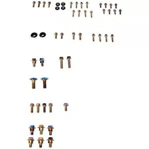 KTM用ワープ9チタンボディボルトキット TI-KTMBODY-1B Warp 9 Titanium Body Bolt Kit TI-KTMBODY-1B for KTM 【並行輸入品】