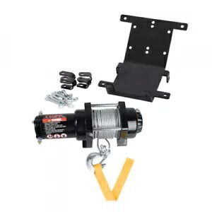 タスクウインチ、ワイヤーロープおよびマウントプレート付き 2500 ポンド 1473630057 Tusk Winch with Wire Rope and Mount Plate 2500 lb. 1473630057 【並行輸入品】|カスタムパーツ WORLD倉庫