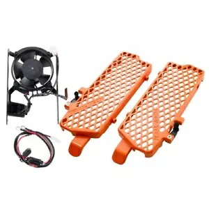 Trail Tech デジタル ファンおよびラジエーター ガード キット オレンジ 1682770004 Trail Tech Digital Fan and Radiator Guard Kit Orange 1682770004 【並行輸入品】