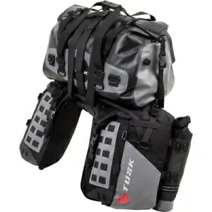 Tusk Highland X2 ラックレス ラゲッジ システム (ミディアム ドライ ダッフル/ラージ ボトル付き) Tusk Highland X2 Rackless Luggage System w/Medium Dry Duffel/Large Bottle 【並行輸入品】