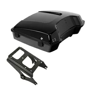 Razor Pack トランク 2 アップマウントラック ハーレーツアーパック ロードグライドキング 09-13 に適合 Razor Pack Trunk 2 Up Mount Rack Fit For Harley Tour Pak Road Glide King 09-13 【並行輸入品】