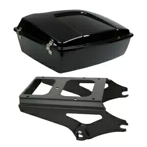 チョップドパック トランク ラッチ付き ハーレーダビッドソン ツーリング ロードキング 2009-2013 に適合 Chopped Pack Trunk w/ Latch Fit For Harley Davidson Touring Road King 2009-2013 【並行輸入品】