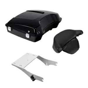 Razor Pack トランクパッド & マウントラック ハーレーツアーパックロードキンググライド 97-08 に適合 Razor Pack Trunk Pad & Mount Rack Fit For Harley Tour Pak Road King Glide 97-08 【並行輸入品】