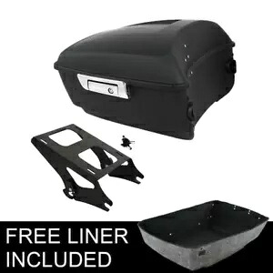 マットキングパック トランク ツーアップマウントラック ハーレーツアーパックツーリング 14-2023用 Matte King Pack Trunk Two Up Mount Rack Fit For Harley Tour Pak Touring 14-2023 【並行輸入品】