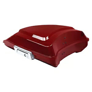 レッド 5.5 インチ レイザーパック トランク ハーレー ツアーパック ツーリング ロードキング グライド 14-23 に適合 Red 5.5'' Razor Pack Trunk Fit For Harley Tour Pak Touring Road King Glide 14-23 【並行輸入品】