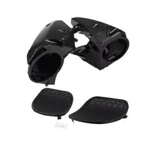 スピーカーインナーフェアリング + メッシュカバー ハーレーツーリングロードグライド 15 以降に適合 Speaker Inner Fairings +Mesh Covers Fit For Harley Touring Road Glide 15-later 【並行輸入品】