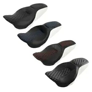 ライダー ドライバー パッセンジャー 2 アップシート ハーレー ツーリング ストリート グライド FLHX 09-21 に適合 Rider Driver Passenger 2 Up Seat Fit For Harley Touring Street Glide FLHX 09-21 【並行輸入品】
