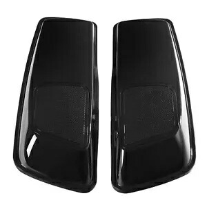 6x9インチ サドルバッグスピーカー蓋 ハーレーストリートグライド14以降 ビビッドブラックに適合 6x9" Saddlebag Speaker Lids Fit For Harley Street Glide 14-later Vivid Black 【並行輸入品】｜カスタムパーツ WORLD倉庫