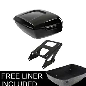 King Trunk ブラック ラッチ取り付けハーレー ツアー パック ストリート ロード グライド 14-22 に適合 King Trunk Black Latch Mounting Fit For Harley Tour Pak Street Road Glide 14-22 【並行輸入品】｜カスタムパーツ WORLD倉庫 57,475円
