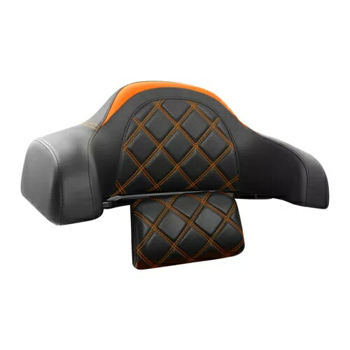 ブラック リア トランク ラップアラウンド バックレスト インディアン ロードマスター 2015-2024 2019 に適合 Black Rear Trunk Wrap-around Backrest Fit For Indian Roadmaster 2015-2024 2019 【並行輸入品】｜カスタムパーツ WORLD倉庫