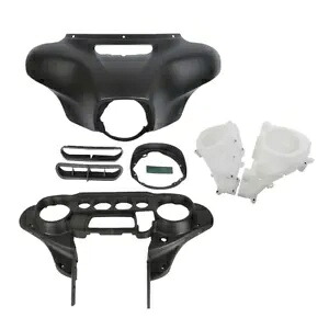 フロントバットウィングフェアリングスピーカーカバーハーレーストリートエレクトラグライド 14-23 に適合 Front Batwing Fairing Speakers Cover Fit For Harley Street Electra Glide 14-23 【並行輸入品】｜カスタムパーツ WORLD倉庫