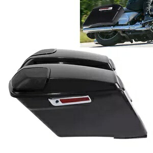 4インチ ストレッチ未塗装サドルバッグ 5x7インチ カットアウト ハーレー CVO ロードグライド 14+ に適合 4'' Stretched Unpainted Saddlebag 5x7\