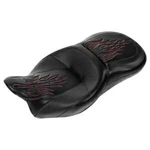 運転席助手席ピリオンシート ハーレーツーリングエレクトラグライド 09-up ブラックに適合 Driver Passenger Pillion Seat Fit For Harley Touring Electra Glide 09-up Black 【並行輸入品】｜カスタムパーツ WORLD倉庫