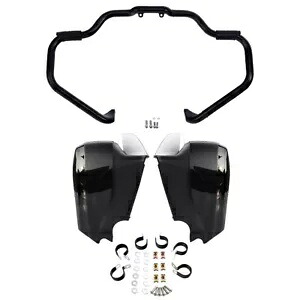口ひげエンジンガードバー 下部フェアリング付き インディアン スプリングフィールド 2016-2024 に適合 Mustache Engine Guard Bar w/Lower Fairing Fit For Indian Springfield 2016-2024 【並行輸入品】｜カスタムパーツ WORLD倉庫 71,390円