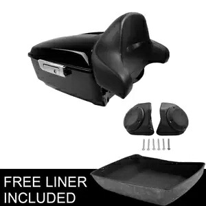 ブラックキング トランクパッド 6.5インチ スピーカー ハーレーツアーパック エレクトラグライド 14-upに適合 Black King Trunk Pad 6.5" Speakers Fit For Harley Tour Pak Electra Glide 14-up 【並行輸入品】|カスタムパーツ WORLD倉庫