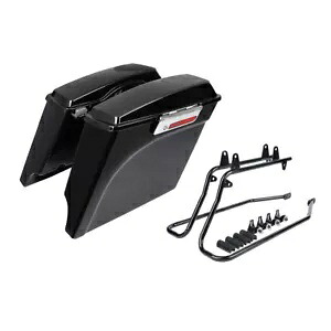 ABS 5 インチ拡張サドルバッグ変換ブラケットマウントハーレーソフテイル 84-17 に適合 ABS 5" Extended Saddlebags Conversion Bracket Mount Fit For Harley Softail 84-17 【並行輸入品】|カスタムパーツ WORLD倉庫
