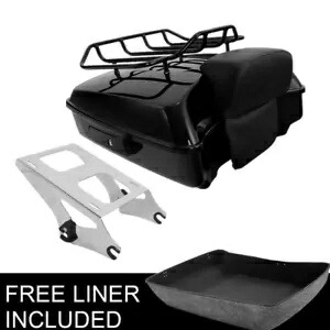 チョップド トランク ラッチ パッド 2 アップ マウント ハーレー ツアー パック エレクトラ グライド 14-23 に適合 Chopped Trunk Latch Pad 2 Up Mount Fit For Harley Tour Pak Electra Glide 14-23 【並行輸入品】