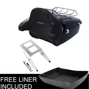 キングパック トランクトップラックパッド 2UP マウント ハーレーツアーパックスポーツグライド FLSB 18-Up用 King Pack Trunk Top Rack Pad 2UP Mount For Harley TourPak Sport Glide FLSB 18-Up 【並行輸入品】