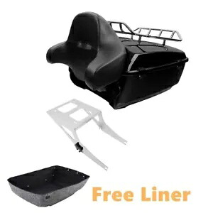 キングパック トランク ラッチ バックレスト パッド 2UP マウント ハーレー ファットボーイ FLST 08-16 に適合 King Pack Trunk Latch Backrest Pad 2UP Mount Fit For Harley Fat Boy FLST 08-16 【並行輸入品】