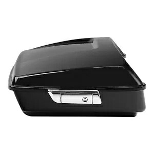 ビビッドブラックチョップドパック荷物トランクフィットハーレーツーリングロードキング14-23 Vivid Black Chopped Pack Luggage Trunk Fit For Harley Touring Road King 14-23 【並行輸入品】