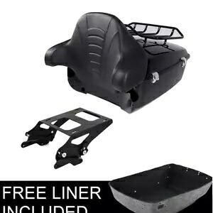 キング トランク パッド ラック 4 点ドッキング ハーレー ツアーパック ロード グライド キング 14-23 用 King Trunk Pad Rack 4 Point Docking Fit For Harley TourPak Road Glide King 14-23 【並行輸入品】