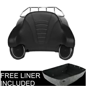 King ツアー トランク 荷物ラック スピーカー ハーレー ツーリング エレクトラグライド 14-23 に適合 King Tour Trunk Luggage Rack Speaker Fit For Harley Touring Electra Glide 14-23 【並行輸入品】