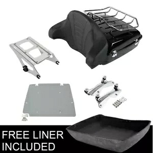 みじん切りトランクラックマウントドッキングプレートハーレーツアーパックストリートグライド14-23に適合 Chopped Trunk Rack Mount Docking Plate Fit For Harley TourPak Street Glide 14-23 【並行輸入品】|カスタムパーツ WORLD倉庫