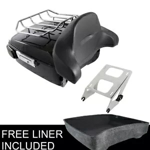 キング トランク パッド 2 アップ マウント LED テール ライト ハーレー ツアー パック ロード グライド 14 アップ用 King Trunk Pad Two Up Mount LED Tail Light For Harley Tour Pak Road Glide 14-up 【並行輸入品】