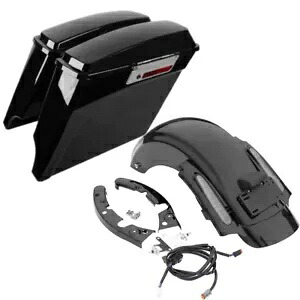 5インチ ストレッチサドルバッグフェンダー ハーレーツーリングロードキング FLHR 2009-2013用 5\