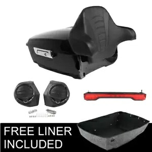 King トランクパッドスピーカー & テールライト ハーレーツアーパックツーリング 14 以降に適合 King Trunk Pad Speakers & Tail Light Fit For Harley Tour Pak Touring 14-later 【並行輸入品】｜カスタムパーツ WORLD倉庫