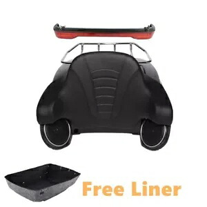 キング トランク トップ ラック LED ライト スピーカー付き ハーレー ツアー パック ロード キング 14-23 に適合 King Trunk Top Rack LED Light w/Speakers Fit For Harley Tour Pak Road King 14-23 【並行輸入品】
