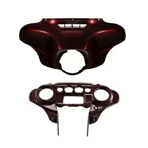 ABS インナー & アウター フェアリング ハーレー ストリート グライド 14 アップ ツイスト チェリーに適合 ABS Inner & Outer Fairings Fit For Harley Street Glide 14-up Twisted Cherry 【並行輸入品】