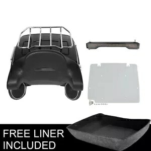 King トランクパッド テールライト スピーカー プレート ハーレー ツアーパック ツーリング 14-23 に適合 King Trunk Pad Tail Light Speakers Plate Fit For Harley Tour Pak Touring 14-23 【並行輸入品】