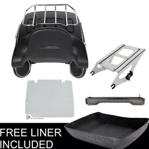 キング トランク パッド 2UP マウント テール ライト スピーカー プレート ハーレー ツーリング 14-23 に適合 King Trunk Pad 2UP Mount Tail Light Speakers Plate Fit For Harley Touring 14-23 【並行輸入品】