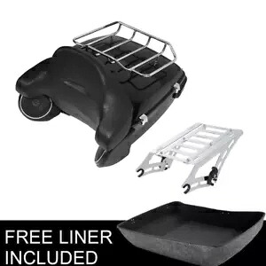 King トランク ラック テール ライト スピーカー 2up マウント ハーレー ストリート グライド 14-23 に適合 King Trunk Rack Tail Light Speakers 2up Mount Fit For Harley Street Glide 14-23 【並行輸入品】