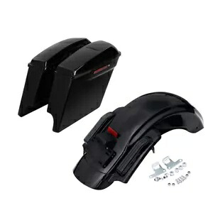 ストレッチサドルバッグスピーカー蓋リアフェンダーハーレーロードグライドキング 14 アップに適合 Stretched Saddlebag Speaker Lid Rear Fender Fit For Harley Road Glide King 14-up 【並行輸入品】