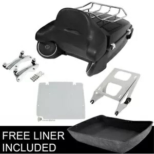 キングパック トランクパッドスピーカー ライトマウント ドッキング ハーレーロードキング 14-UP に適合 King Pack Trunk Pad Speakers Light Mount Docking Fit For Harley Road King 14-UP 【並行輸入品】