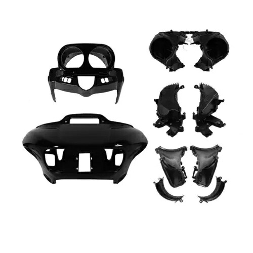 フェアリングスピーカーグローブボックスエアダクトハウジングハーレーツーリングロードグライド15+に適合 Fairing Speaker Glove Box Air Duct Housing Fit For Harley Touring Road Glide 15+ 【並行輸入品】