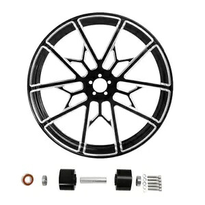 21 インチ フロント ホイール リム ハブ デュアル ディスク ハーレー ストリート ロード グライド 08-23 ABS に適合 21'' Front Wheel Rim Hub Dual Disc Fit For Harley Street Road Glide 08-23 ABS 【並行輸入品】｜カスタムパーツ WORLD倉庫