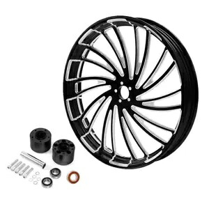 23 インチ フロント ホイール リム デュアル ディスク ハブ ベアリング付き ハーレー ロードキング 08-23 ABS に適合 23'' Front Wheel Rim W/Dual Disc Hub Bearing Fit For Harley Road King 08-23 ABS 【並行輸入品】