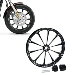 30 インチフロントホイールリムハブ & シングルディスクハーレーロードキング 08-23 アルミに適合 30'' Front Wheel Rim Hub &Single Disc Fit For Harley Road King 08-23 Aluminum 【並行輸入品】